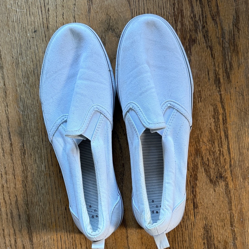 a new day White Slip-On Sneakers